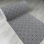 Коврик мерный AQUA STEP LUXE 1,3*15м толщина 5,5мм, M15937 BLACK/WHITE