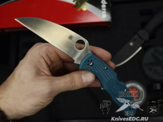 Нож складной Spyderco Endura 4 Wharncliffe K390 Cobalt 10FPWK390