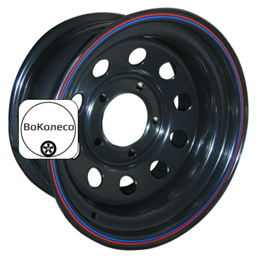 8x16/5x150 ET-3 D113 Тойота Ленд Крузер 100/105 Черный Off-Road Wheels