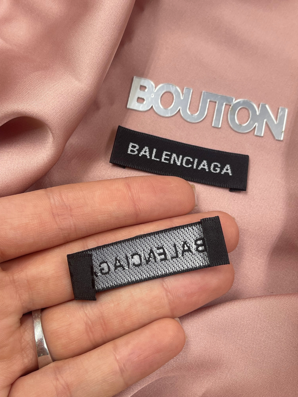 Бирка БЛНСГ чёрная 51х15 мм