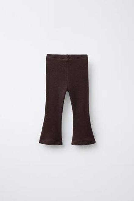 ZARA ЛЕГИНСЫ FLARE SOFT TOUCH, ШОКОЛАДНЫЙ