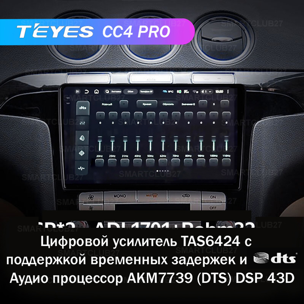 Teyes CC4 Pro 9" для Ford S-MAX 2006-2015