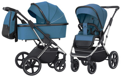Коляска 2 в 1 Carrello Aurora Сhrome CRL-6505 Ocean Blue