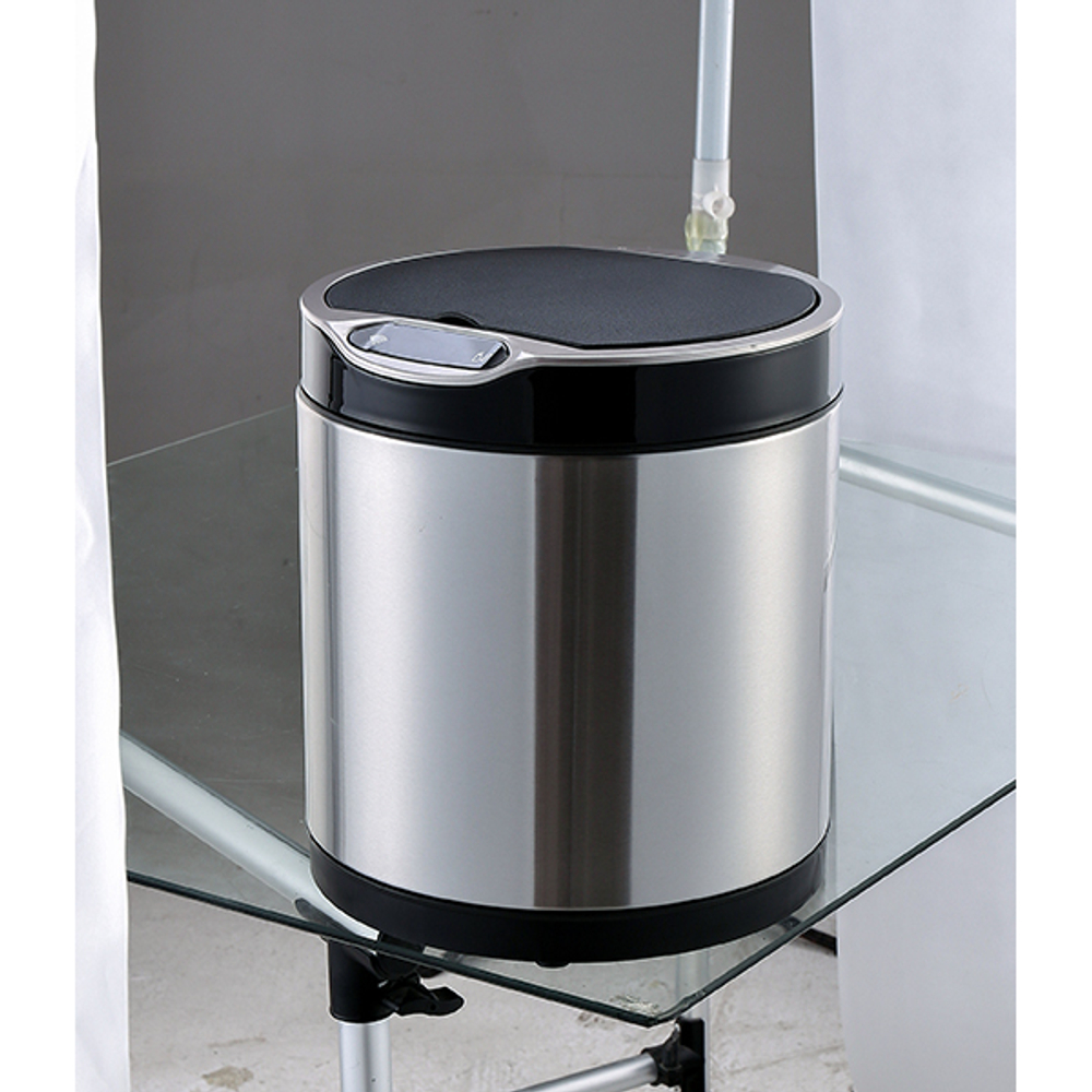 Ведро для мусора сенсорное, круглое, внутр ведро, Foodatlas JAH-9310, 6 л. (белый)