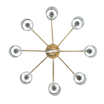 6590/8 CLASSI LN26 056 латунь/мятный зеленый, металл, керамика/текстиль Люстра подвесная E14 8*40W 220V ANRI