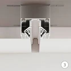 Магнитный шинопровод под натяжной потолок Arte Lamp