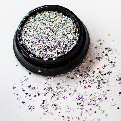 АФН, Глиттер "Megamix" в черной банке QTB45, 1 шт