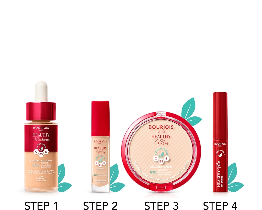 Bourjois Healthy Mix - Легкая тональная основа для естественного вида, 30 ml