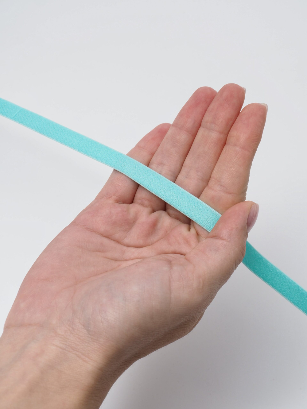 Резинка бретелечная яркий тиффани матовая ширина 10 мм