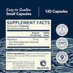 Nobi Nutrition, Глицинат магния, максимальное усвоение, 120 капсул (200 мг на капсулу)