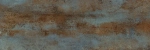 Настенная плитка ALMA Ceramica TWU12OXD40R Oxide 74x24.6 голубая / коричневая глянцевая под металл