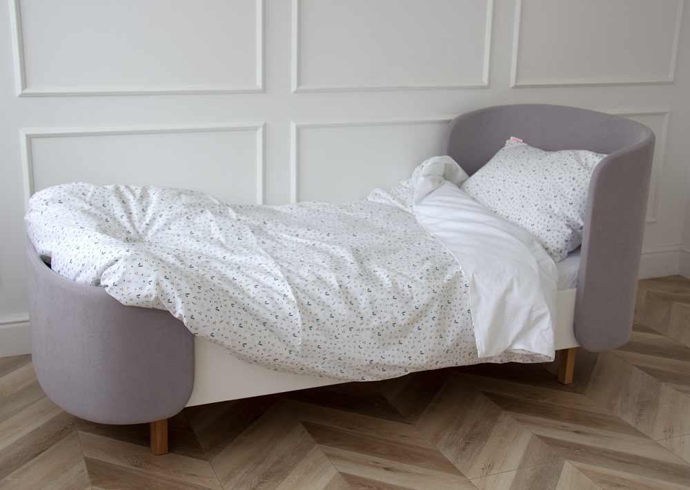 Комплект постельного белья «Цветочки веточки» (сатин)