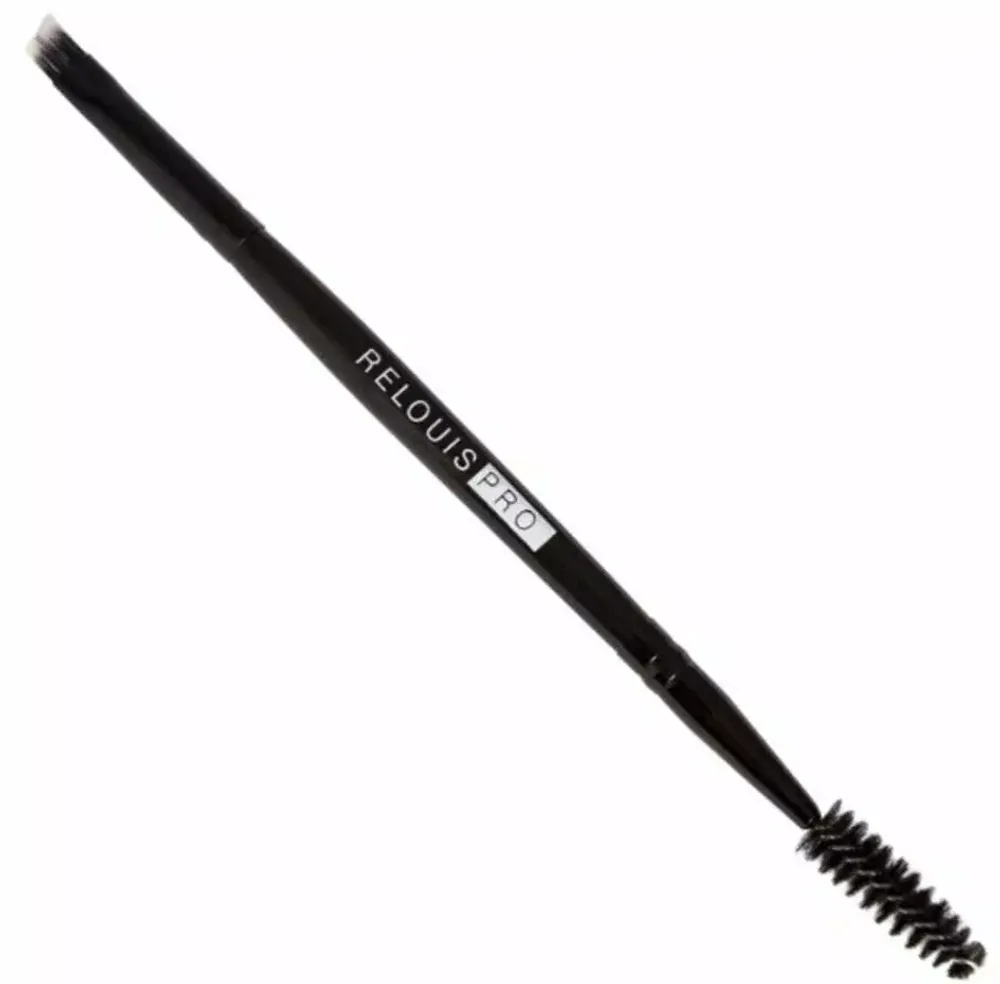 Кисть двусторонняя для бровей RELOUIS PRO Brow & Eyeliner Brush №6