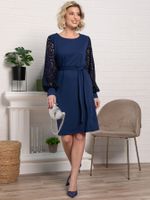 Платье Шарли (темно-синее) П15251-18М LT Collection