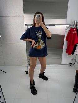 Футболка женская артикул 702 цвет "синий"