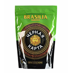 Кофе растворимый Черная Карта Brasilia 75 гр м/уп