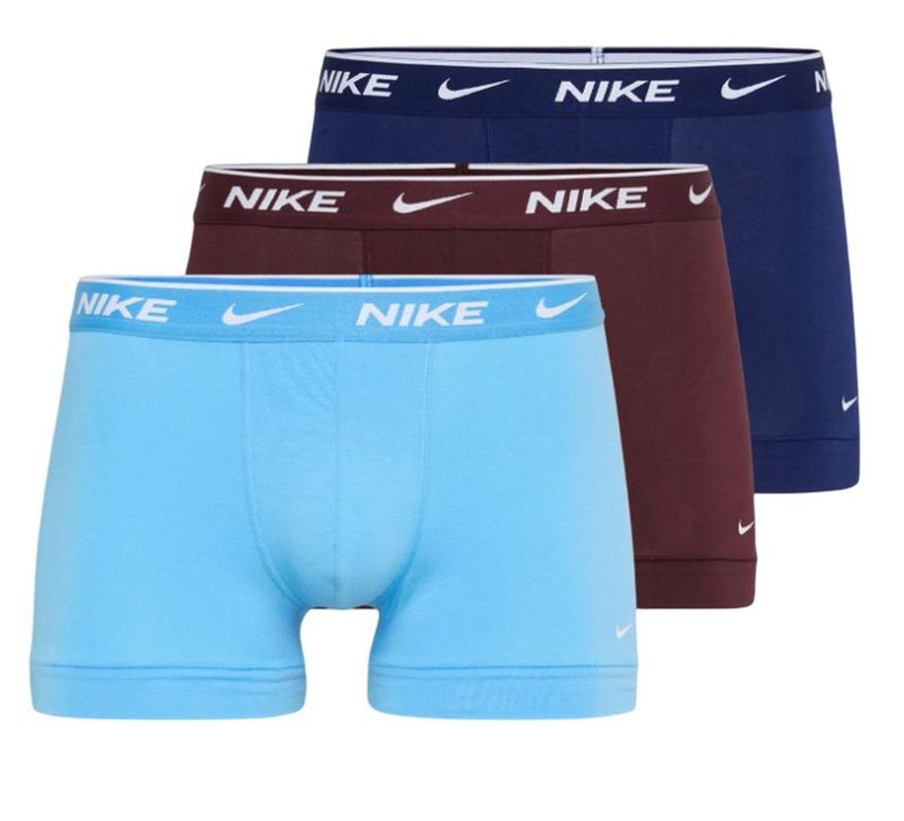 Боксерки теннисные Nike Dri-Fit Everyday Cotton Stretch 3P - Multikolor