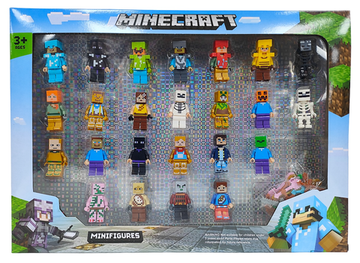 Игровой набор человечков майнкрафт -, 24 шт