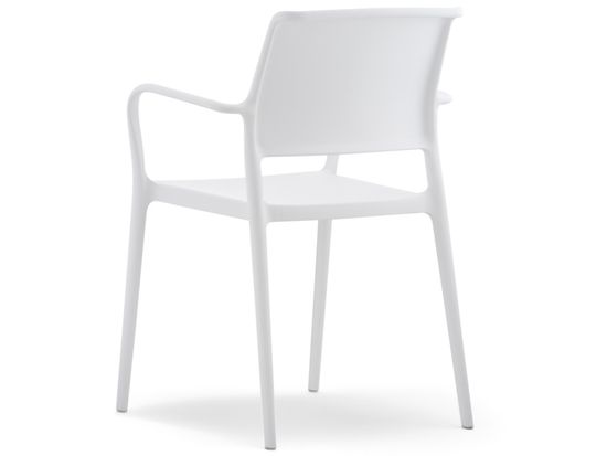 Кресло пластиковое Ara Италия белое