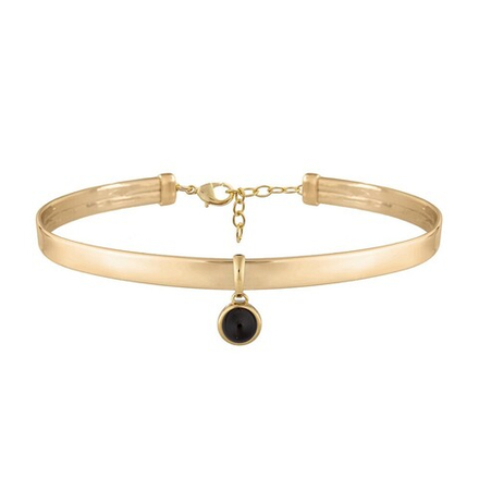 Чокер Possebon Black Agate B0112.4 BW/G