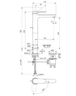 Смеситель для раковины CERAFINE O NUOVO BD774AA