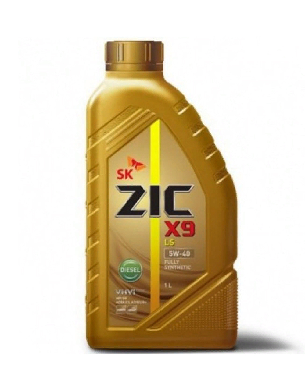 Масло ZIC X9 LS Diesel 5w40 SN/CF C3 (1л) синтетика