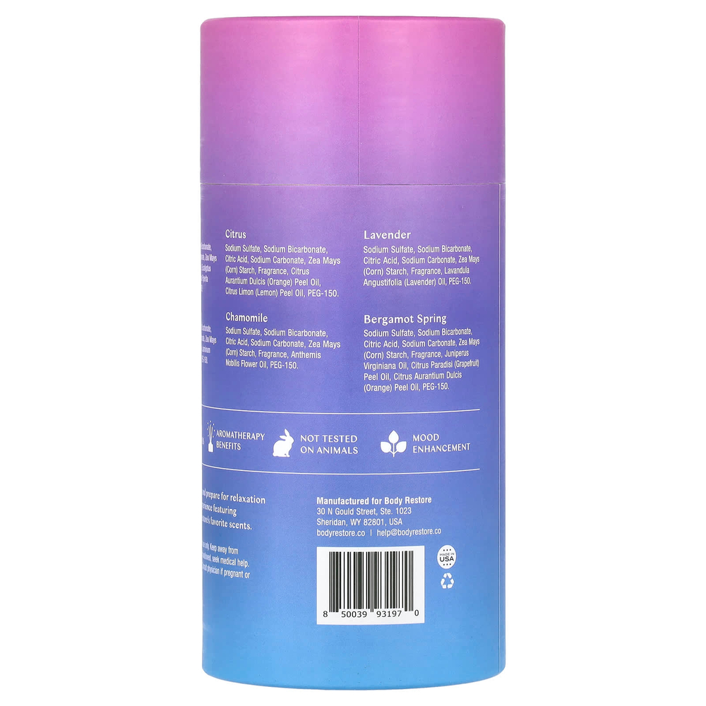 Body Restore, Отпариватели для душа, Reset, 6 таблеток, 5,3 унции