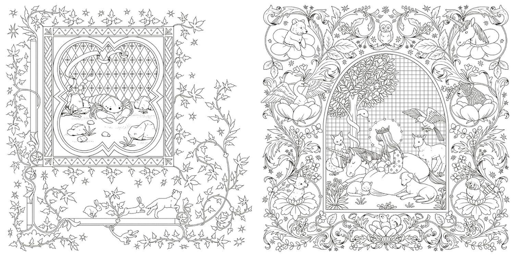 Story A trip to the Land of Dreams. Coloring book