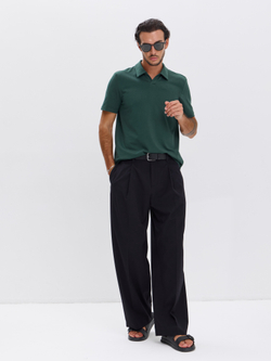 Футболка-поло трикотажная повседневная