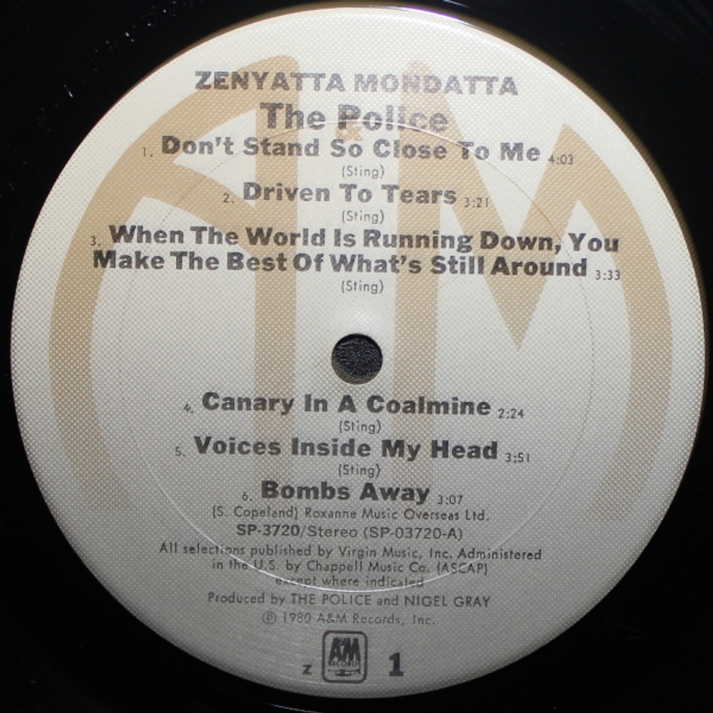The Police / Zenyatta Mondatta (LP)