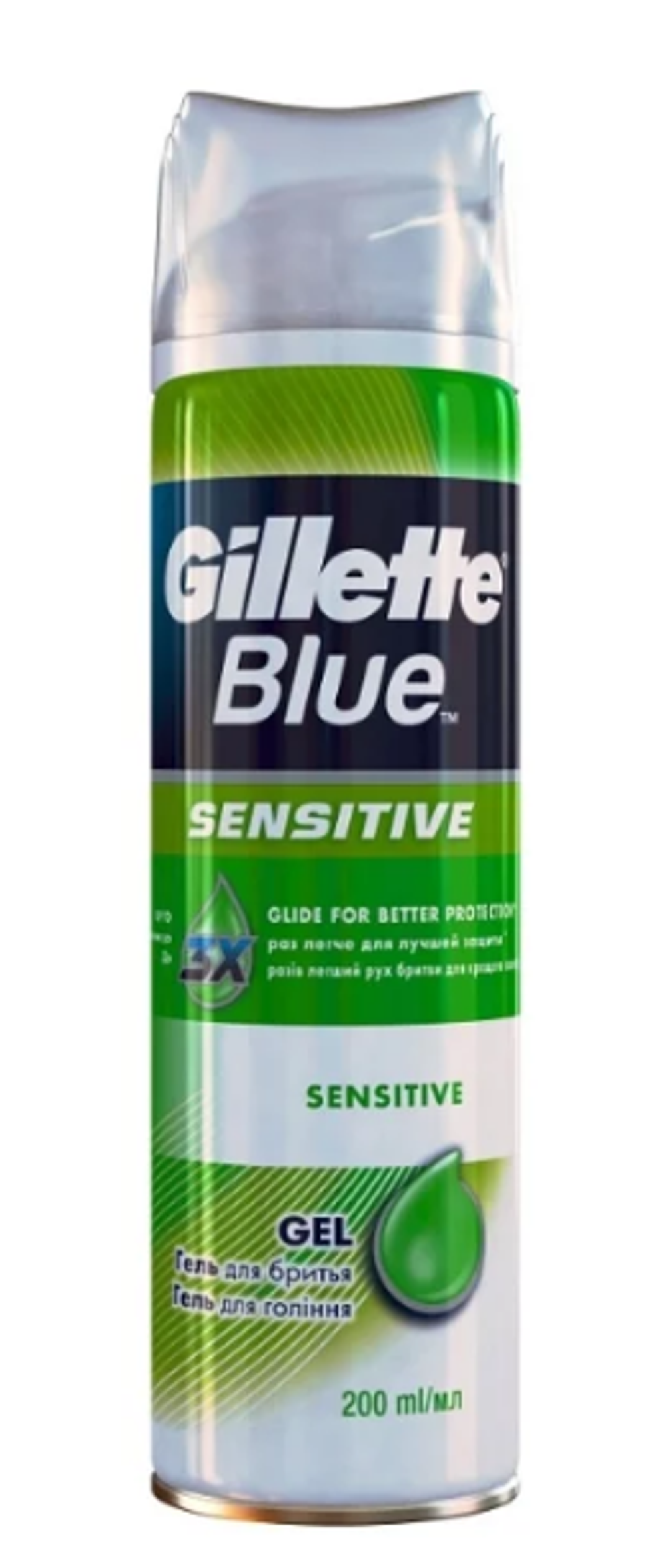 Gillette Гель для бритья Blue, для чувствительной кожи, 200 мл