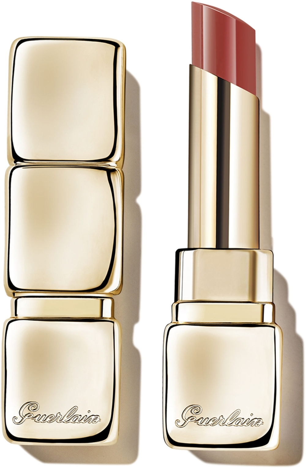 GUERLAIN KissKiss Shine Bloom - Блестящая помада оттенок 129 Blossom Kiss, 3 g