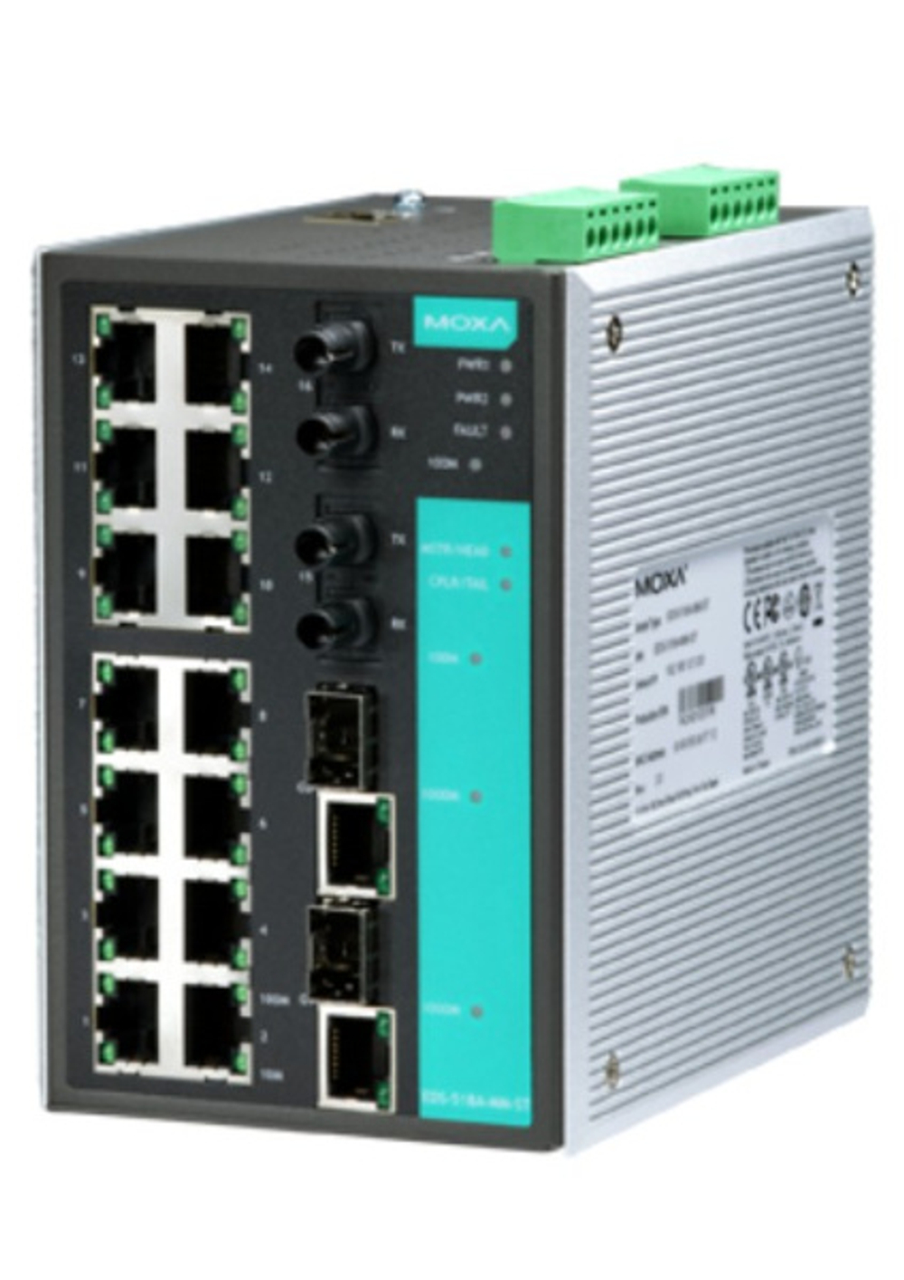 Коммутатор управляемый MOXA EDS-518A-MM-ST