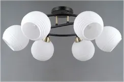 40296MD/6B MBK+AB (1) Люстра (NW)