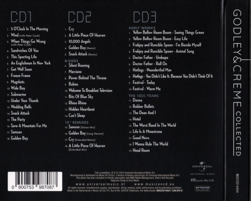 Godley & Creme / Collected (3CD)