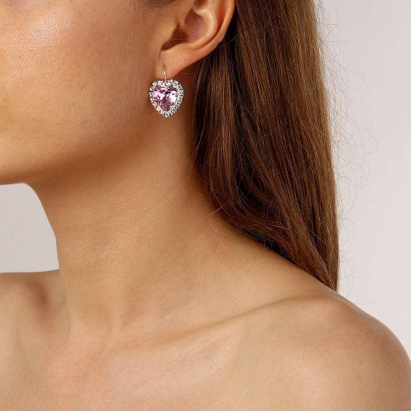 Серьги Dyrberg Kern FELICIA SS LIGHT ROSE 420056