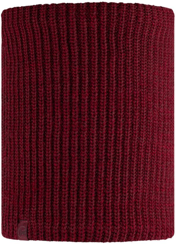 Вязаный шарф-труба с флисом Buff Neckwarmer Knitted Polar Vaed Mahogany Фото 1