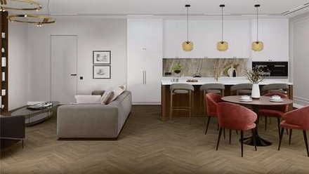 SPC ламинат Damy Floor 0030-6L Ноттингем 0,75мм