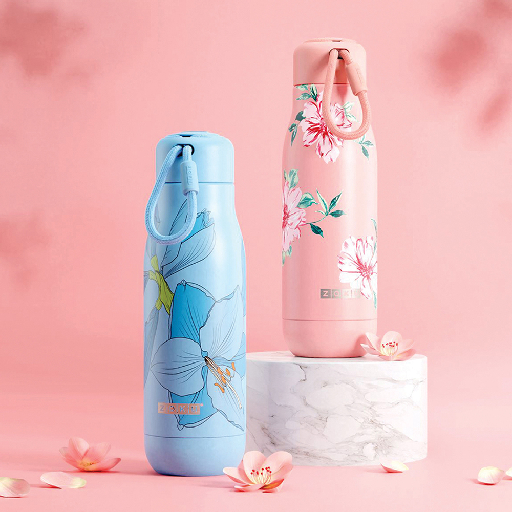 Термос zoku, 500 мл, rose petal pink