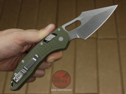 Нож MICROTECH STITCH RAM-LOK FRAG (зеленый) 169RL-12FRGTOD