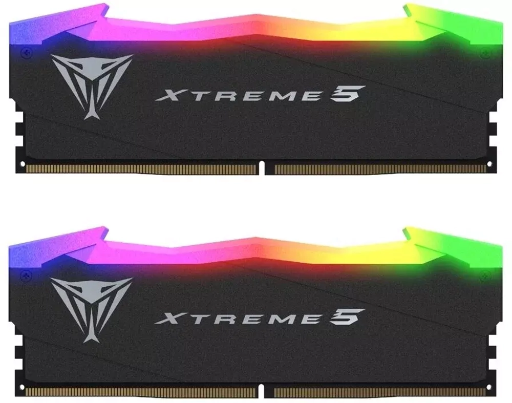 Оперативная память 32Gb (2x16Gb) Patriot Viper XTREME RGB PVXR532G80C38K, DDR5, 8000MHz, PC5-62400 CL38 DIMM RTL