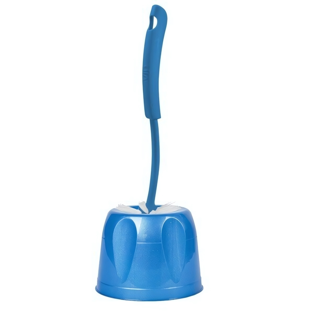 Комплект WC Rock'n'Roll (ершик + подставка) индиго