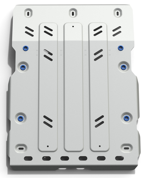 Защита картера и КПП Rival для Lada Kalina NFR (V - 1.6 (136 л.с.)) (R1) 2013-2018, штампованная, алюминий 6 мм, с крепежом, 2333.6033.1.6