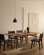 Стол раздвижной Elan из шпона и массива ореха 200 (260) x 100