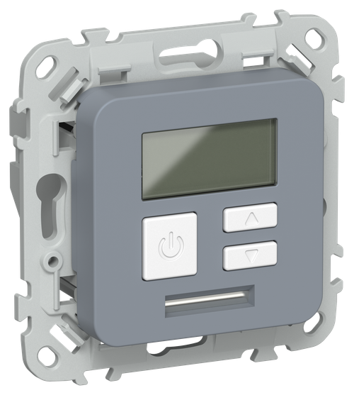 FLITE Термостат электронный с дисплеем 16А Т-ФлМ маренго IEK