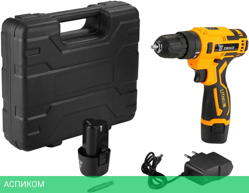 Дрель-шуруповерт Deko Banger 12V SET 3 (063-4130)