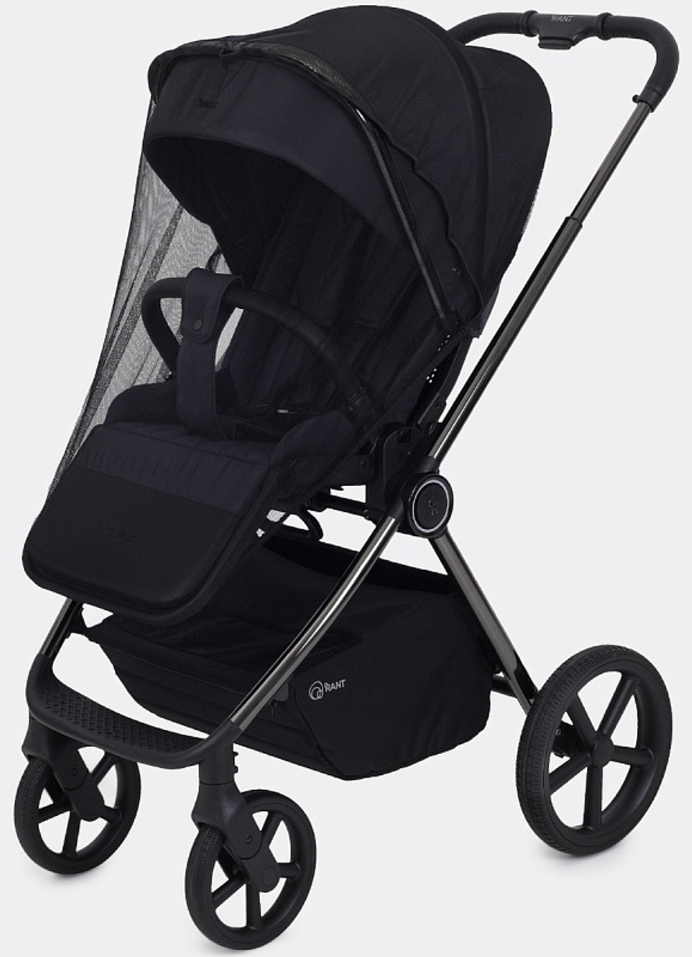 Детская коляска Rant Teo Black Chrome 2 в 1 Graphite