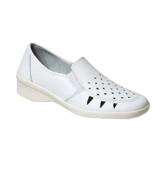 Туфли "Медистеп" жен. крупная перф. (белый)