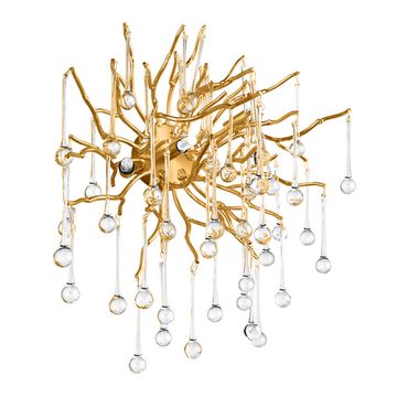 Бра 3*G9 10377W золото Drops LOFT IT