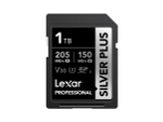 Карта памяти Lexar Professional Silver Plus 1066x SDXC 1TB UHS-I U3 V30, R/W 205/150 МБ/с